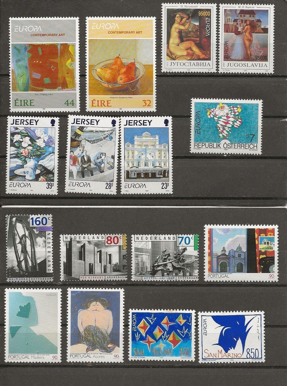 Tutti i francobolli: Europa Tous les pays 1993 ** – Nuovo (secondo la descrizione) da Sion venduto da PierreP01 3