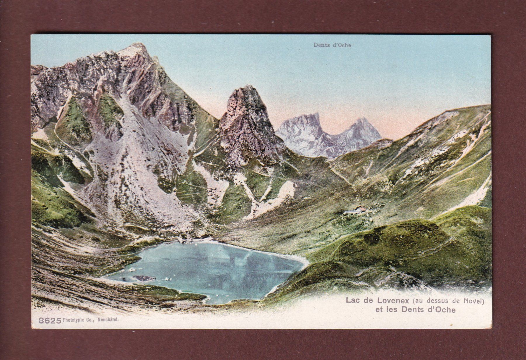 Cartoline postali: LAC DE LOVENEX - Dent d'Oche – Usato da Pully venduto da nicecards