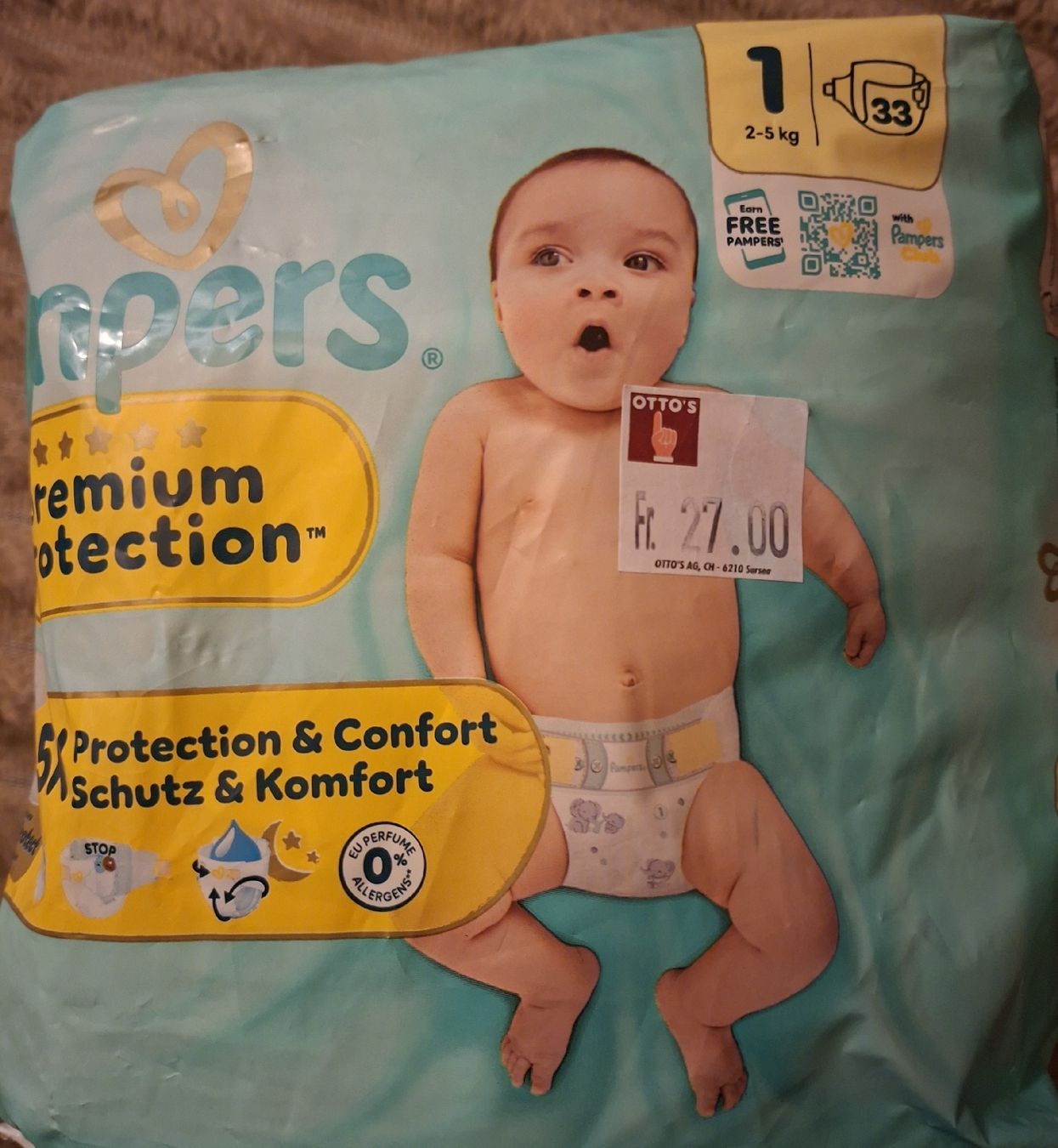 Pampers Bacs à couches & couches: Windeln Pampers 1 – Neuf (Voir description) à Homburg par jasmin127 1