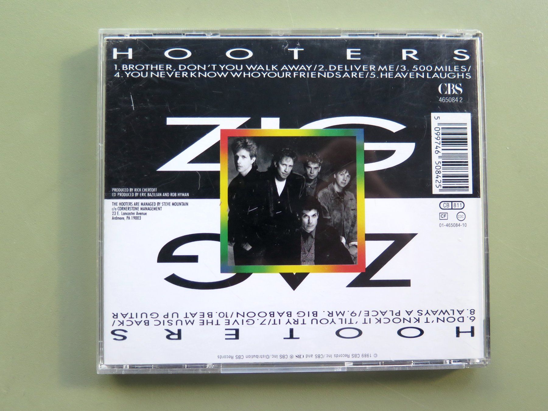 CD: (p) CD HOOTERS: Zig Zag, 1989 – Usato da Bern venduto da Balzamico 1