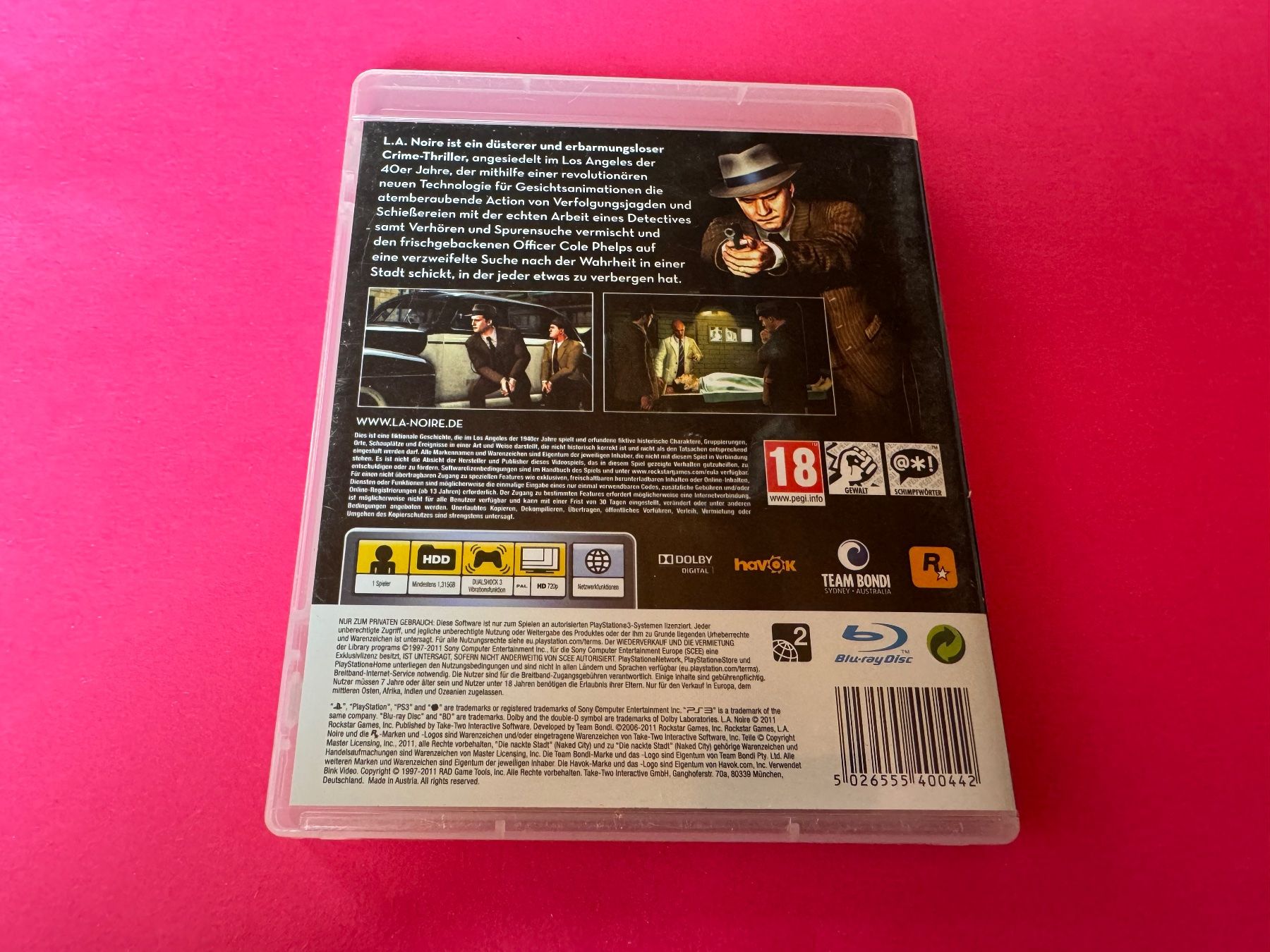 Sony Giochi: L.A. NOIRE SPIEL FÜR PS3 – Usato da Hägendorf venduto da Briansgameshop 2