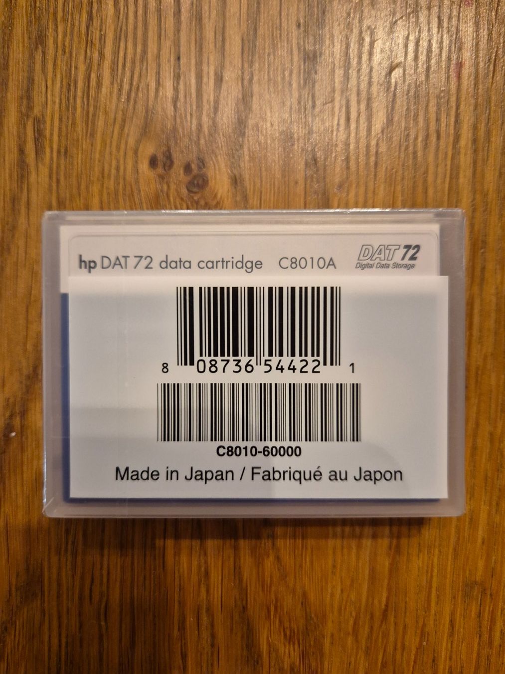 Hewlett Packard PC: Datenkassette, Hewlett-Packard HP DAT 72 C8010A – Nuovo e nell'imballaggio originale da Winkel venduto da Heuresis 1