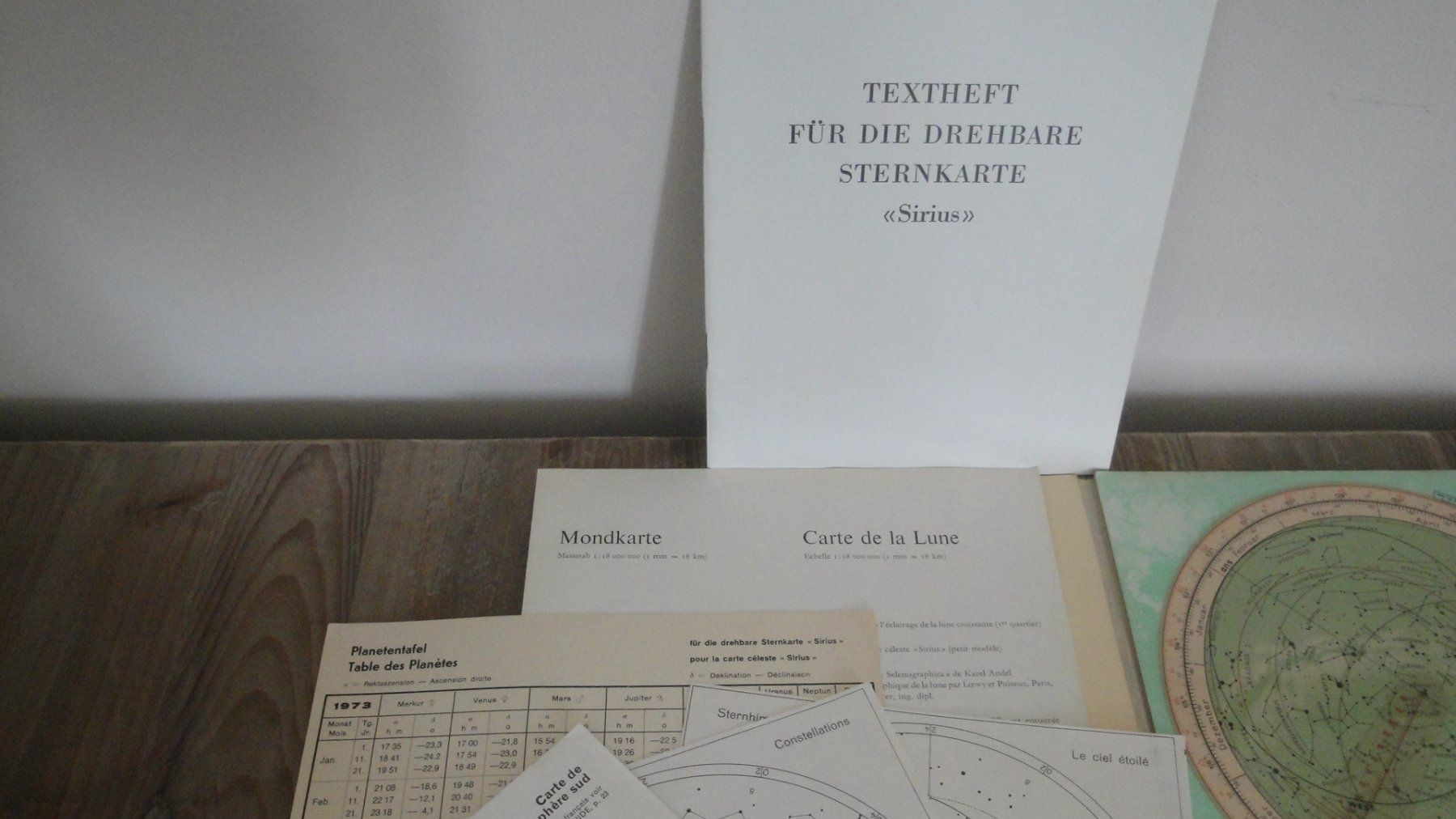 Cartoline: Drehbare Sternkarte "Sirius" antik – Usato da Erlenbach ZH venduto da Sondeiwendiz 3