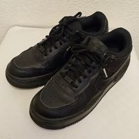 NIKE Air Force 1 – Gr. 40.5 – Schwarz – Leder Sneaker – Sehr