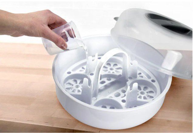 Pasti del neonato: Alecto Flaschen Sterilisierer BW-04, Weiss – Nuovo e nell'imballaggio originale da Bassersdorf venduto da COOL-AG 7