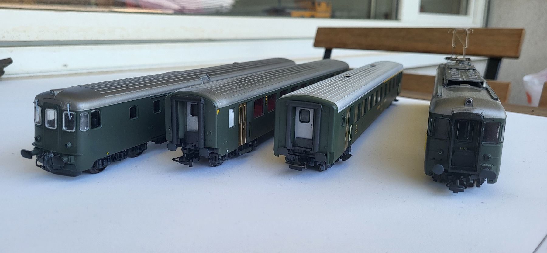 Lima Trains électriques: RBe4/4 Pendelzug – Défectueux à Muttenz par Treno21 4