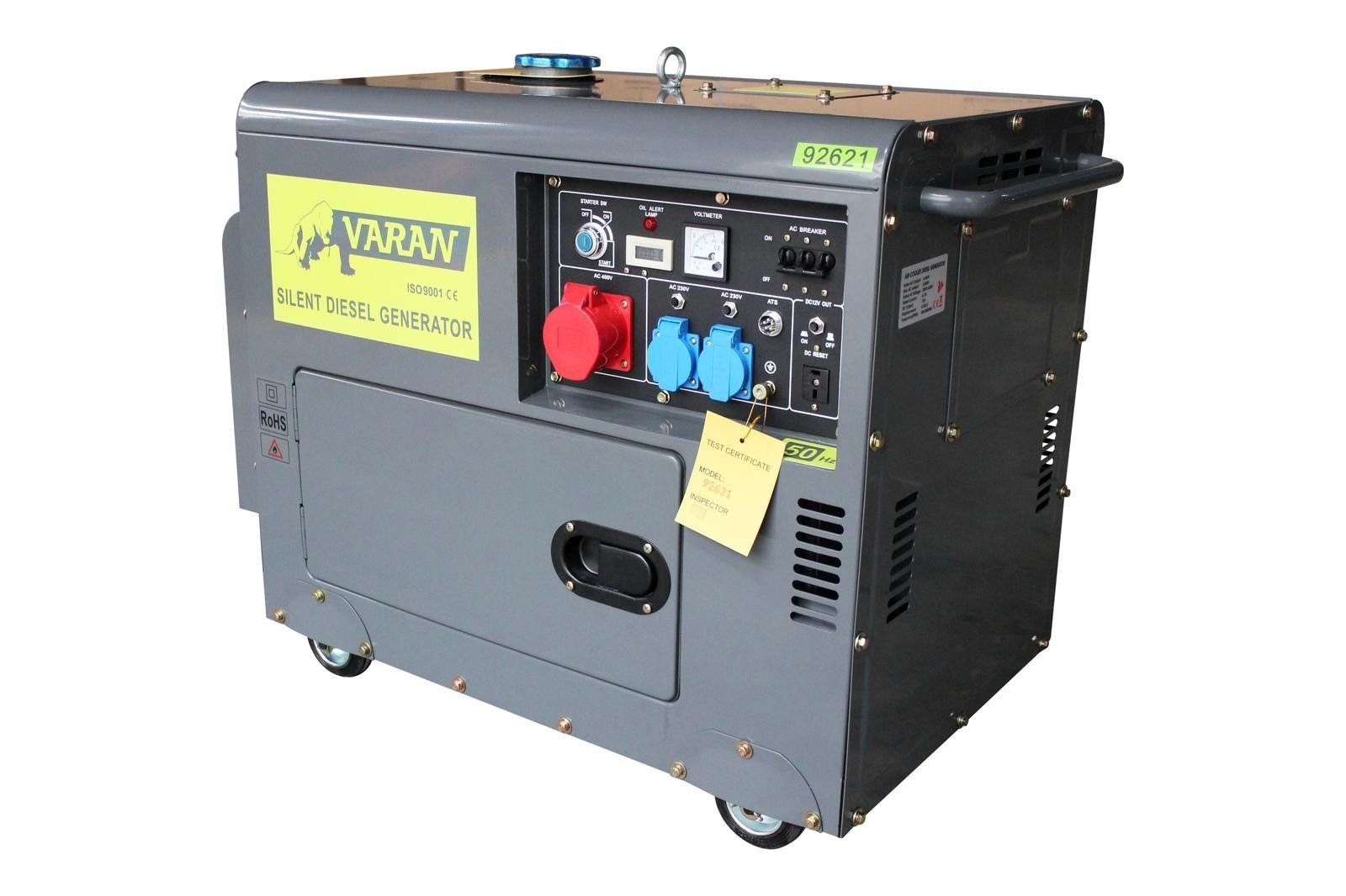 Stromgeneratoren: Leiser Diesel Generator 5.5kVA 400V/230V Stromaggregat – Neu und originalverpackt aus Winterthur von aredo