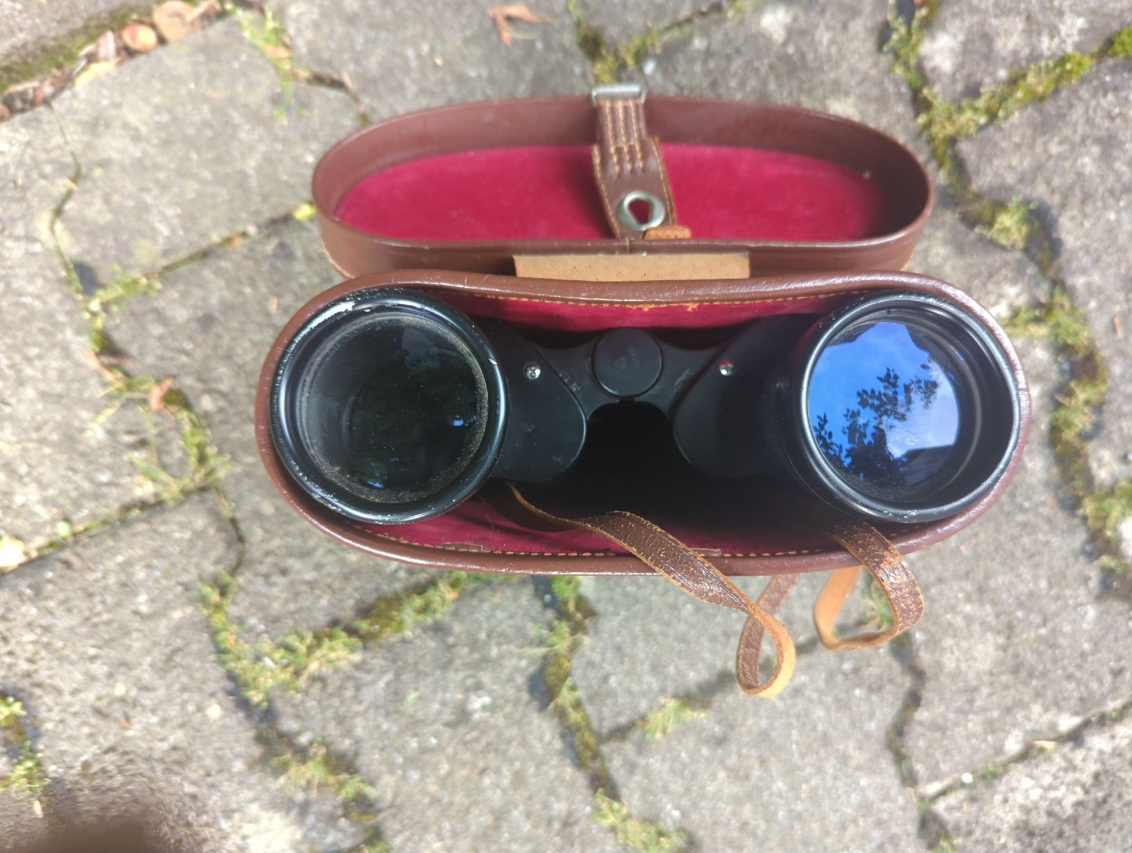 Binocoli: Fernglas Champion 10x50 mit Lederetui – Usato da Wohlen AG venduto da tsc_5mb2 2