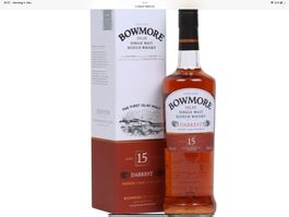 Whisky Single Malt Bowmore 15 Darkest (alte Abfüllung)