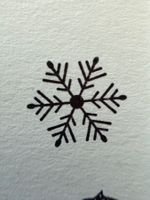 Gummistempel Schneeflocke – Weihnachten / Winter / Karten