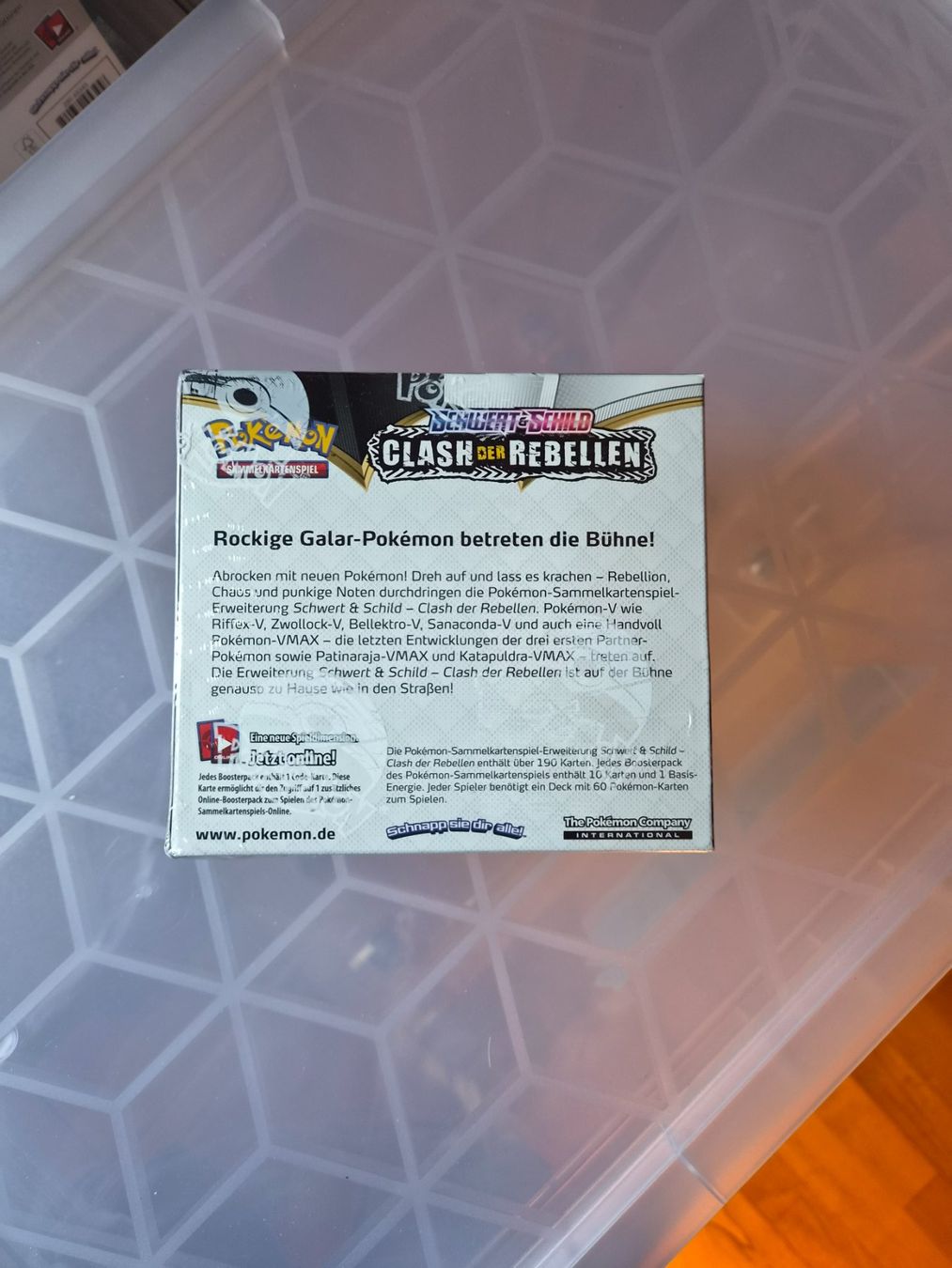Pokémon Carte collezionabili: Pokémon Display Clash der Rebellen DE sealed – Nuovo (secondo la descrizione) da Sisseln AG venduto da schenk-figuren 2