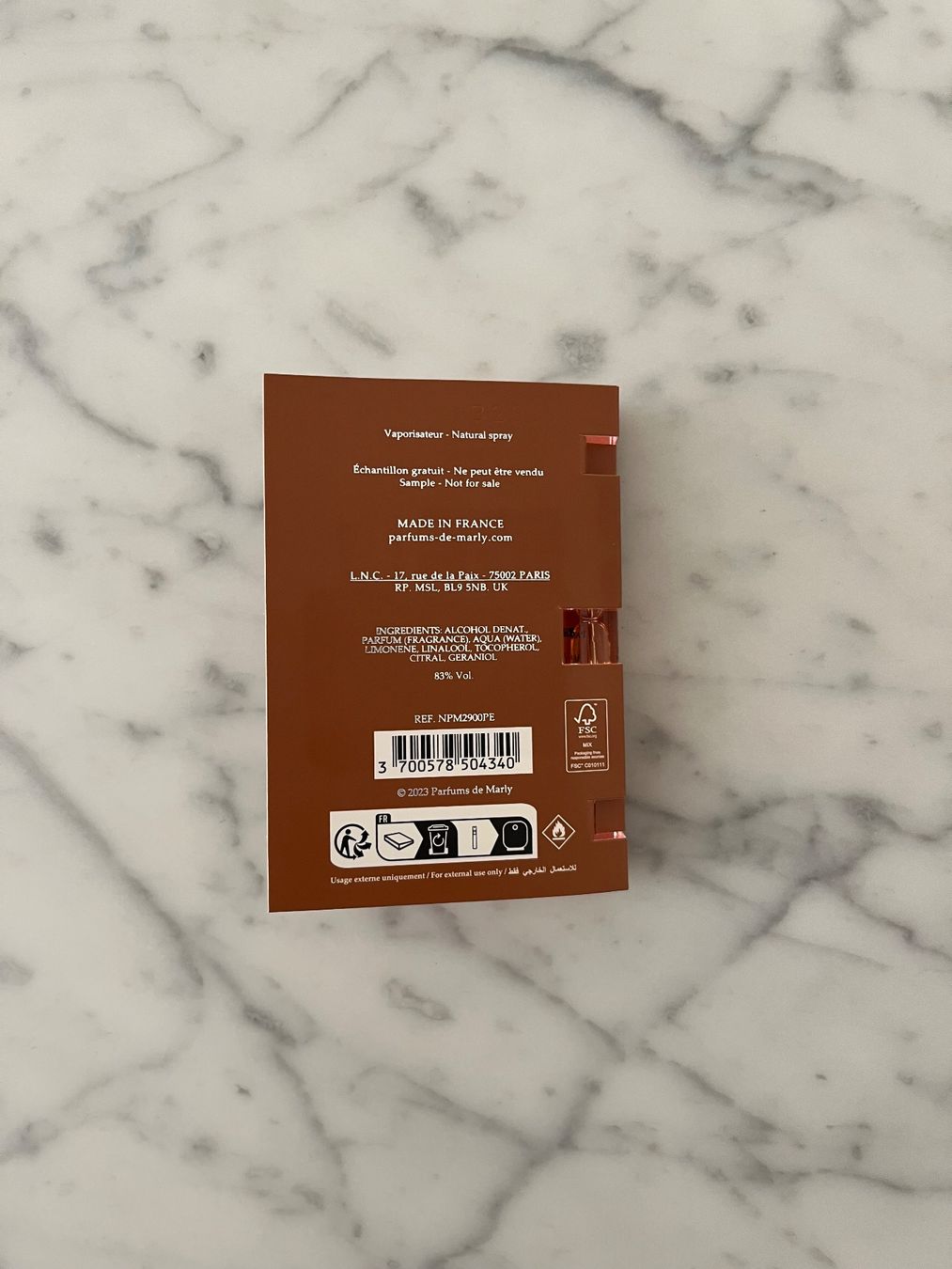 Profumi & Eau de Toilette: Parfums De Marly Althair Sample 1.5ml – Nuovo e nell'imballaggio originale da Wetzikon ZH venduto da MW.S 1