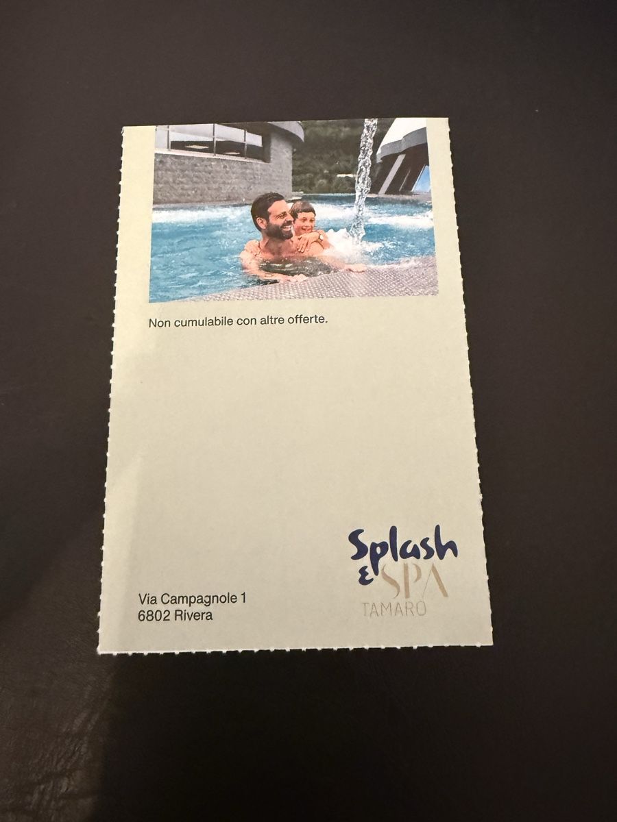 Buoni: Gutschein 10fr Splash e spa – Nuovo (secondo la descrizione) da Claro venduto da KarinS84 1