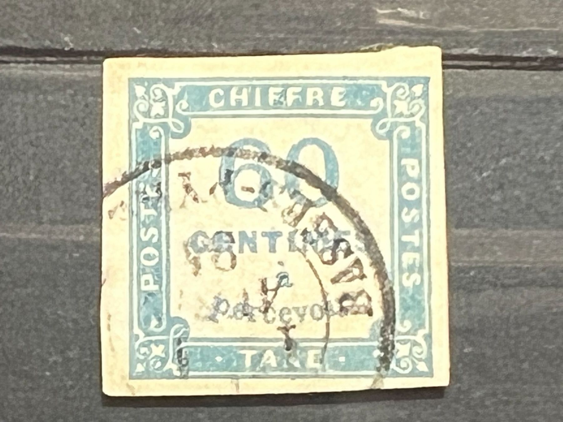 Tutti i francobolli: () Timbre Taxe oblitéré 1871 – Usato da Lausanne venduto da ffhoud