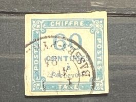 () Timbre Taxe oblitéré 1871