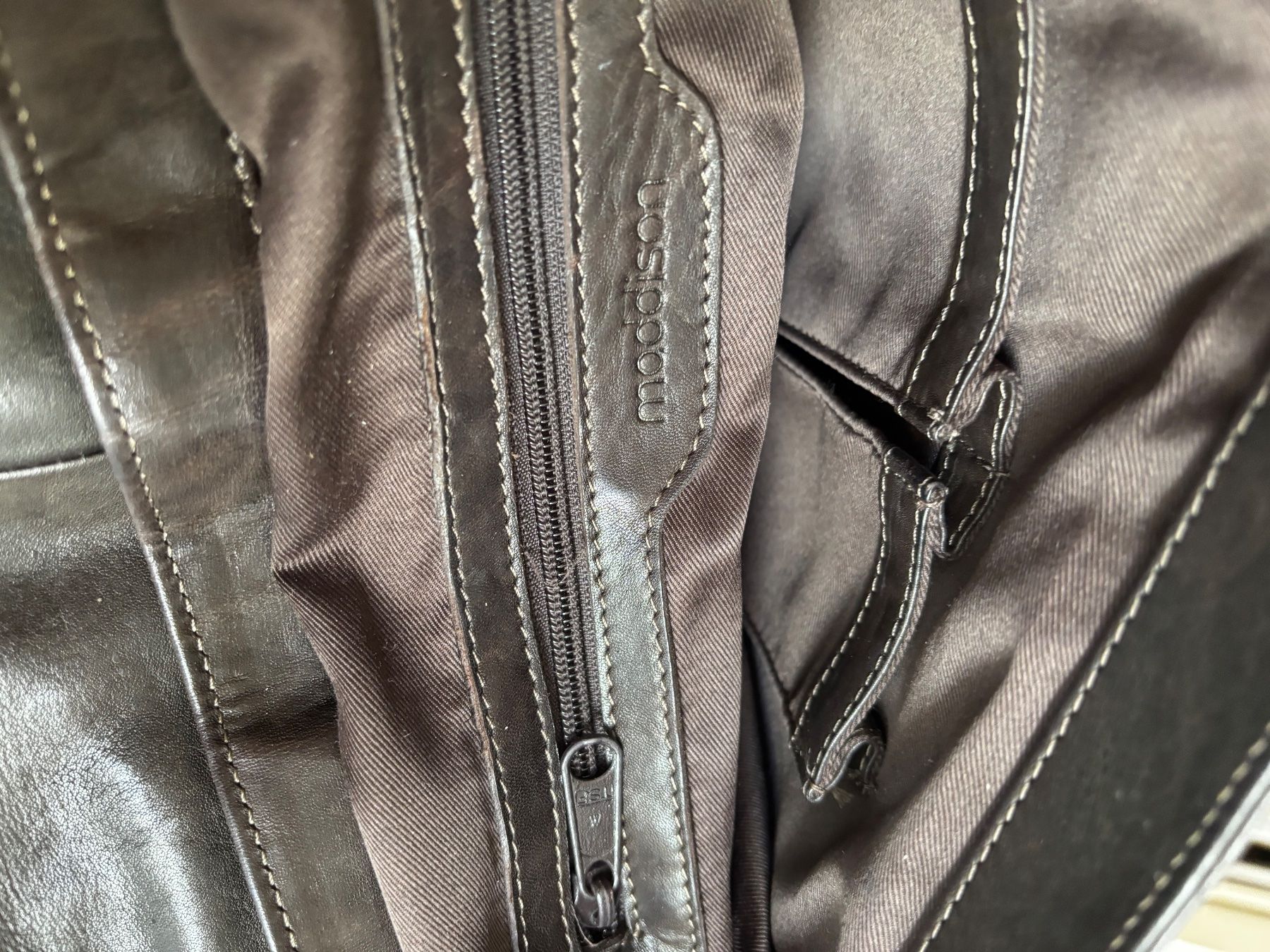 Valigie & Borse: Ledermappe / Business- Laptoptasche dunkelbraun – Usato da Tägerwilen venduto da Elle13 7