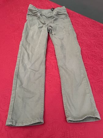 Mädchen Hose Jeans olivgrün 116 Treggings