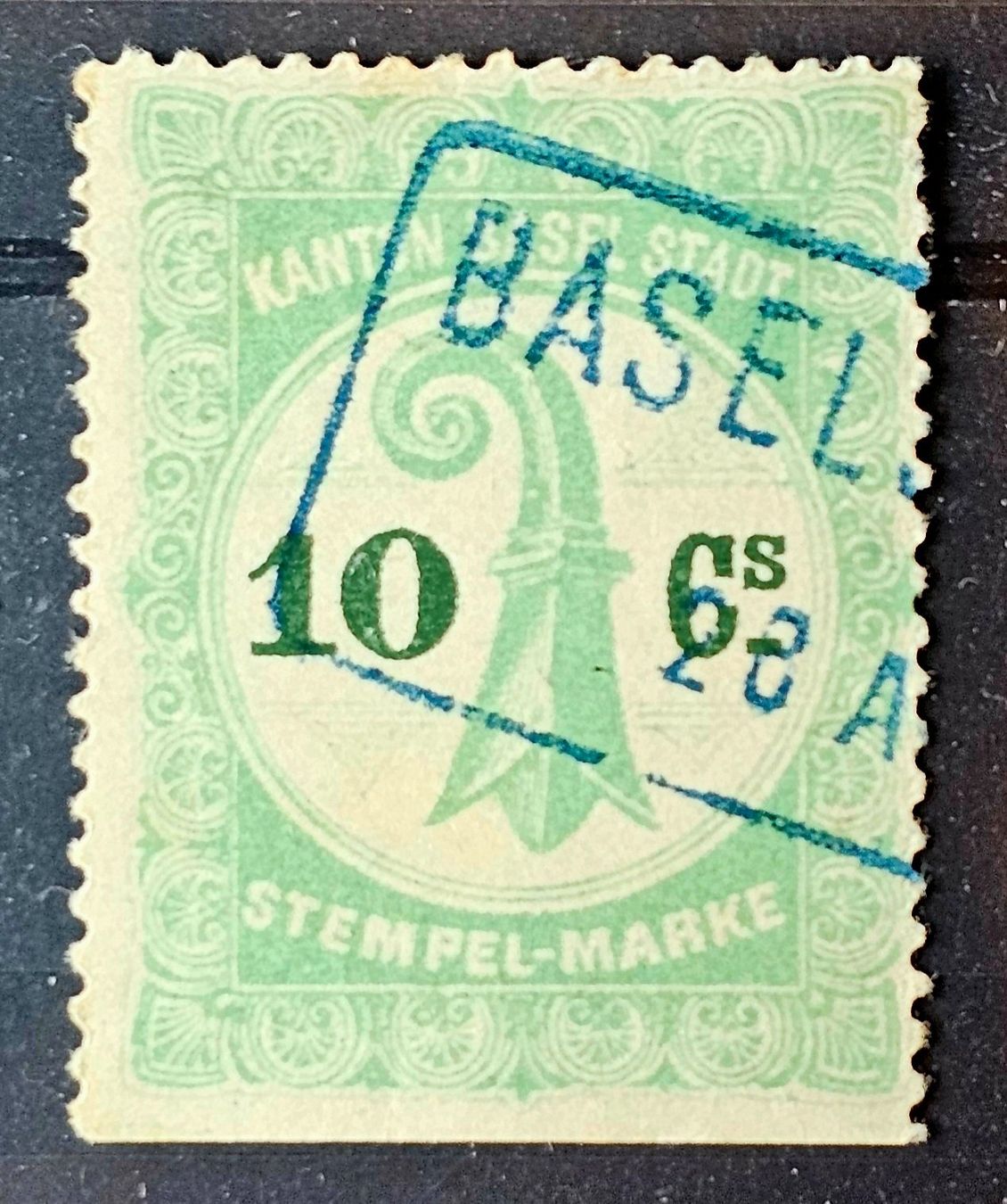 Alle Briefmarken: Stempel-Marke Basel – Gebraucht aus Les Valettes von Nuba1