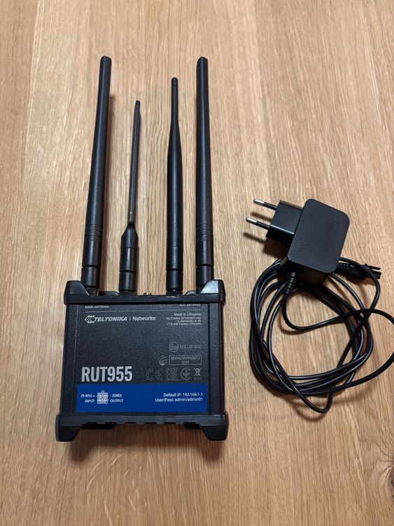 Teltonika RUT955 4G LTE WLAN Router (inkl. Antennen) (Gebraucht) in ...