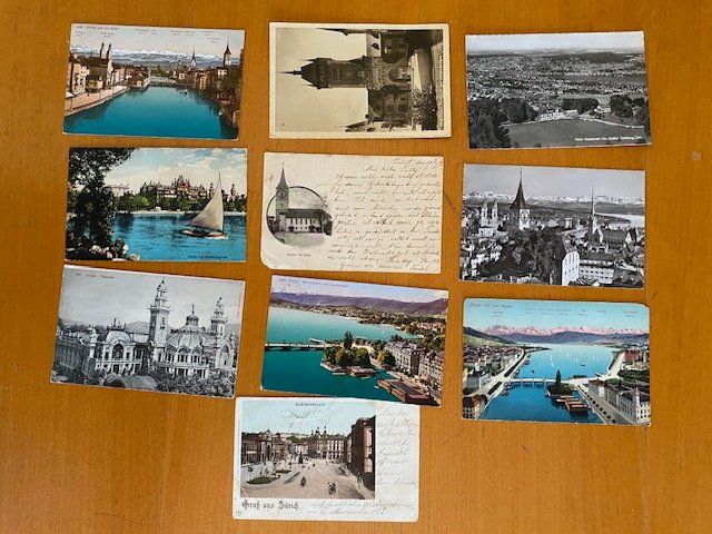 Cartoline postali: AK-PPC 10 Postkarten "Zürich" [104] – Usato da Zürich venduto da Bertronics