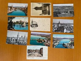 AK-PPC 10 Postkarten "Zürich" [104]