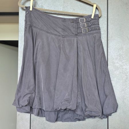 🐸 NILE ROCK XS BALLONJUPE DUNKELGRAU JUPE 100% LYOCEL