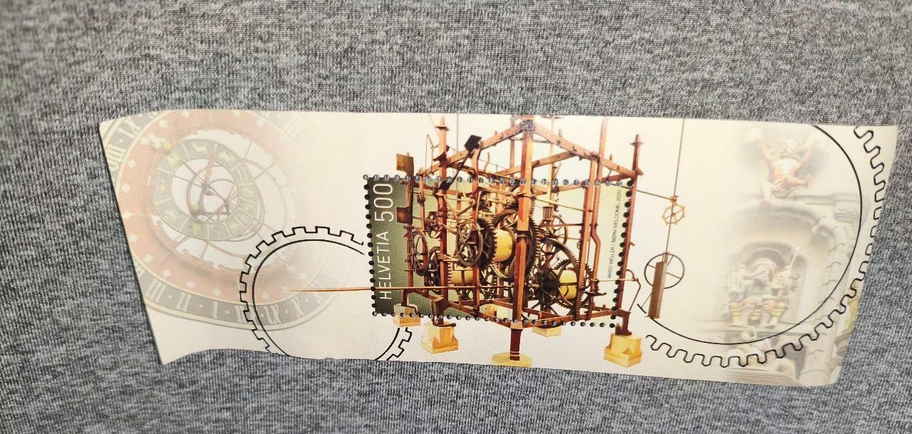 Tutti i francobolli: Tinguely Briefmarke Schweizer Post Fr. 5.- – Nuovo (secondo la descrizione) da Unterbäch VS venduto da ricirici55