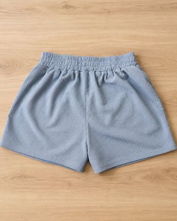 Short bleu texturé taille S 🩵