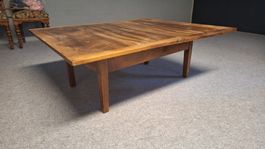 antiker Klapp-Club-Tisch/Sofa-Tisch, Massiv Holz zum restaur
