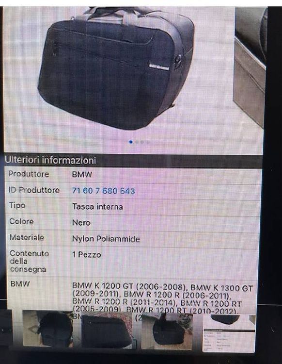 Borse: Borsa INTERNA bauletto laterale sx – Usato da Porza venduto da isottakuki 4