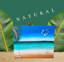 Tableau acrylique "PARADIS" Unique(Peint Main)Retrait