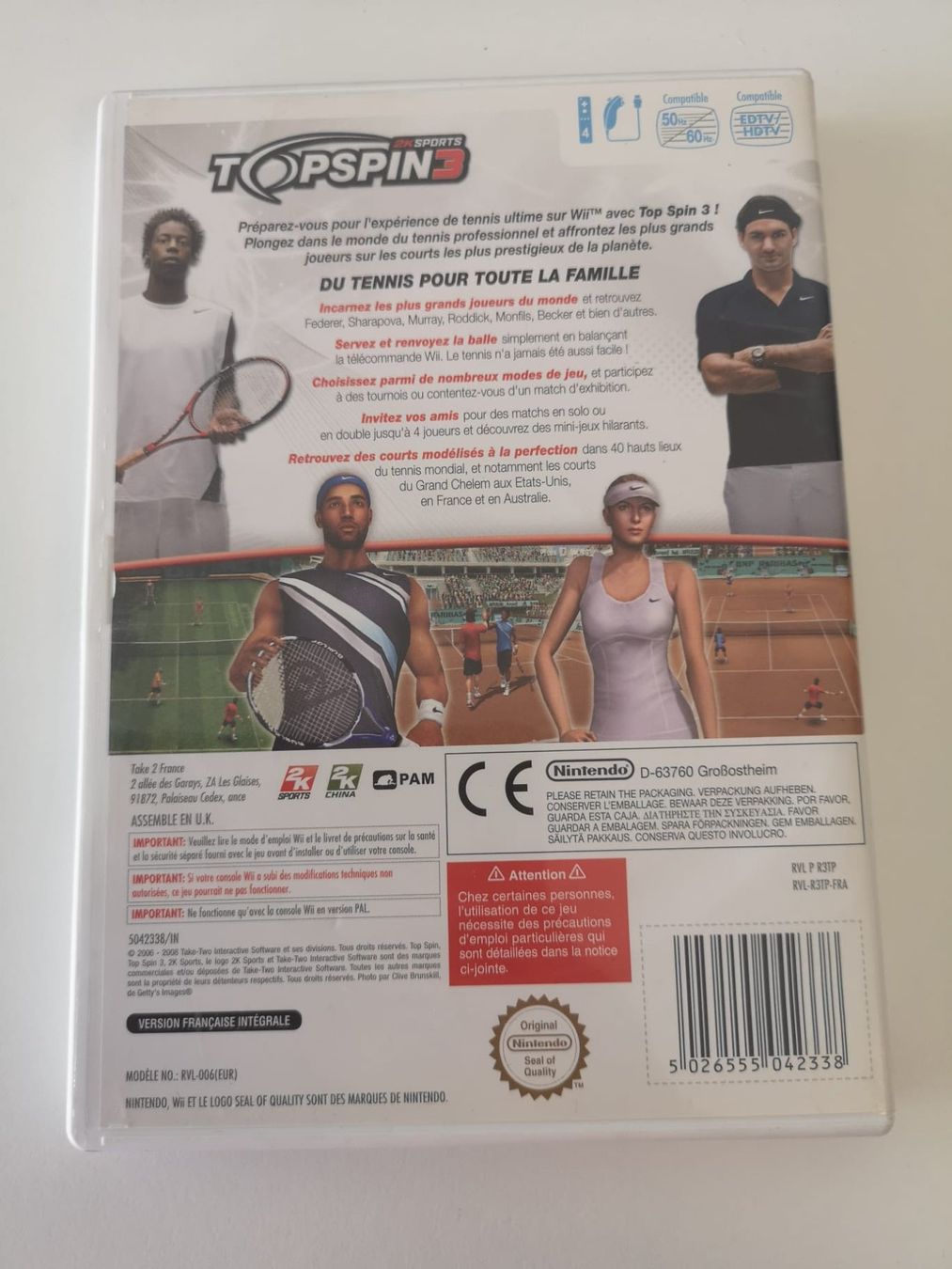 Nintendo Spiele: Topspin 3 (Wii) – Gebraucht aus Herisau von Seyashop1 2
