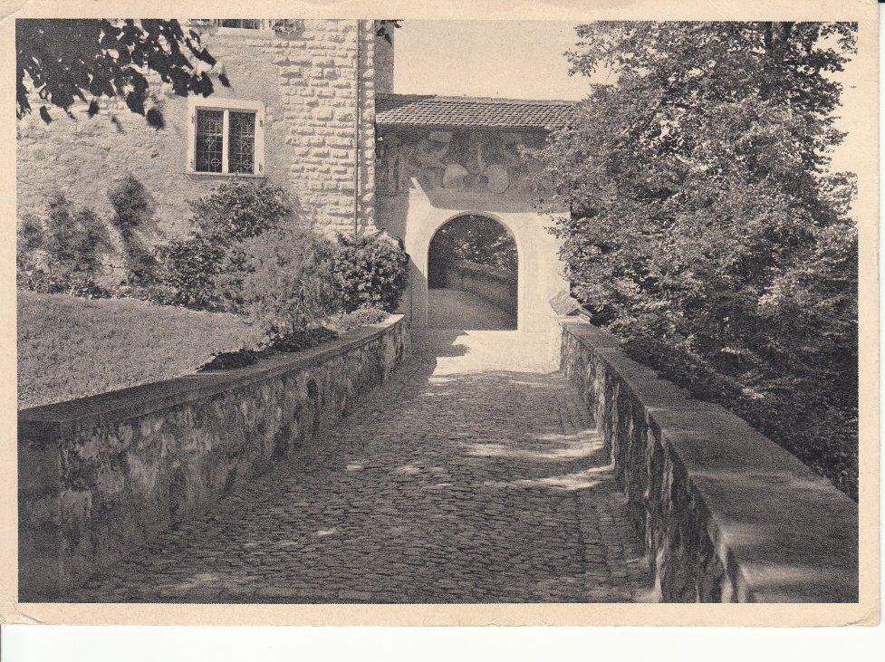 Cartoline postali: Kyburg ca. 1940 – Usato da Bürglen TG venduto da StampGraf