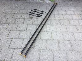 Gebrauchte Teleskop Regal Stangen plus Tablar Halter