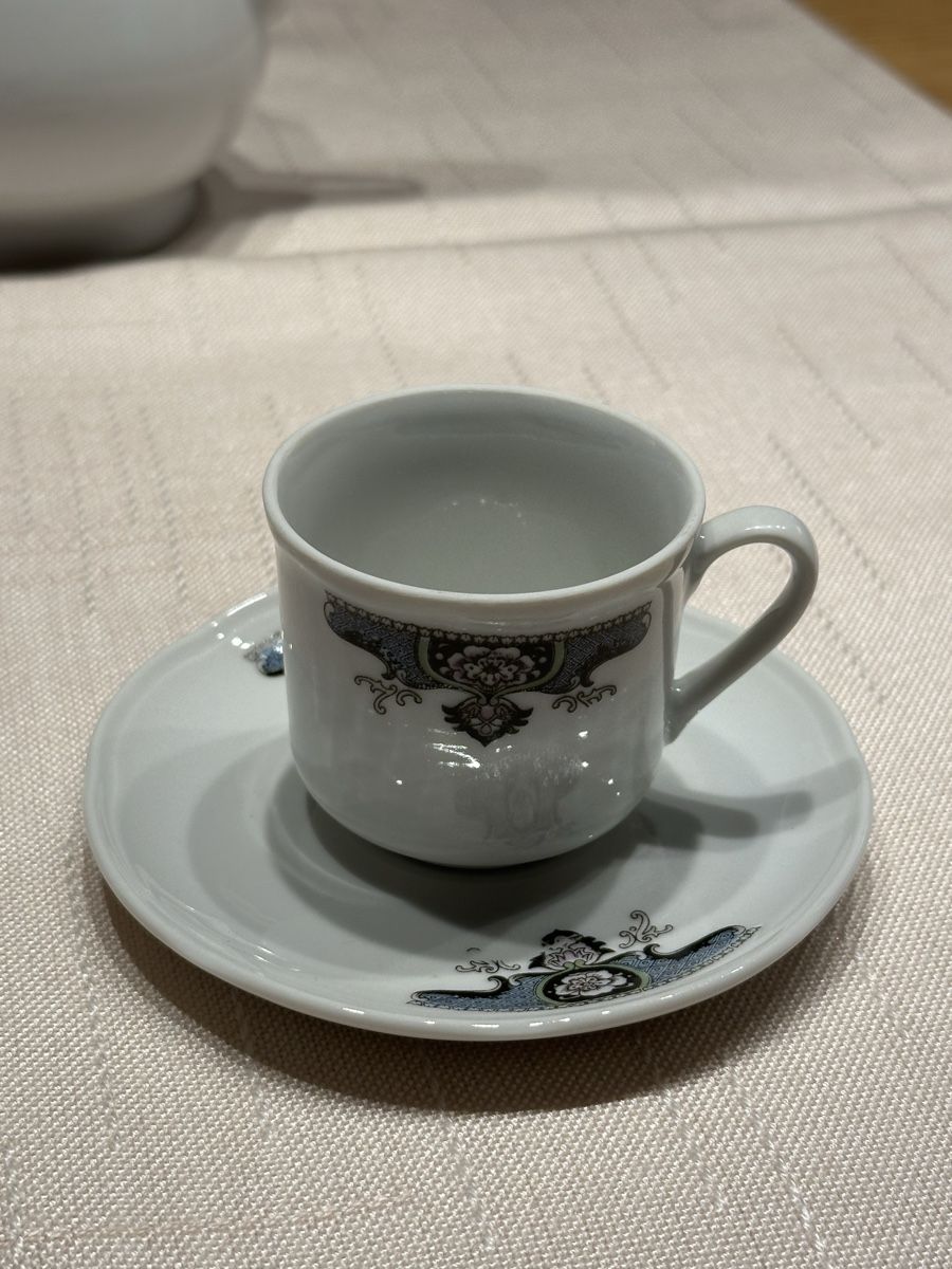 Geschirrsets: Espresso-/Moccaservice weiß mit Dekor! – Neu (gemäss Beschreibung) aus Oberwil b. Büren von Jcmjcm 1