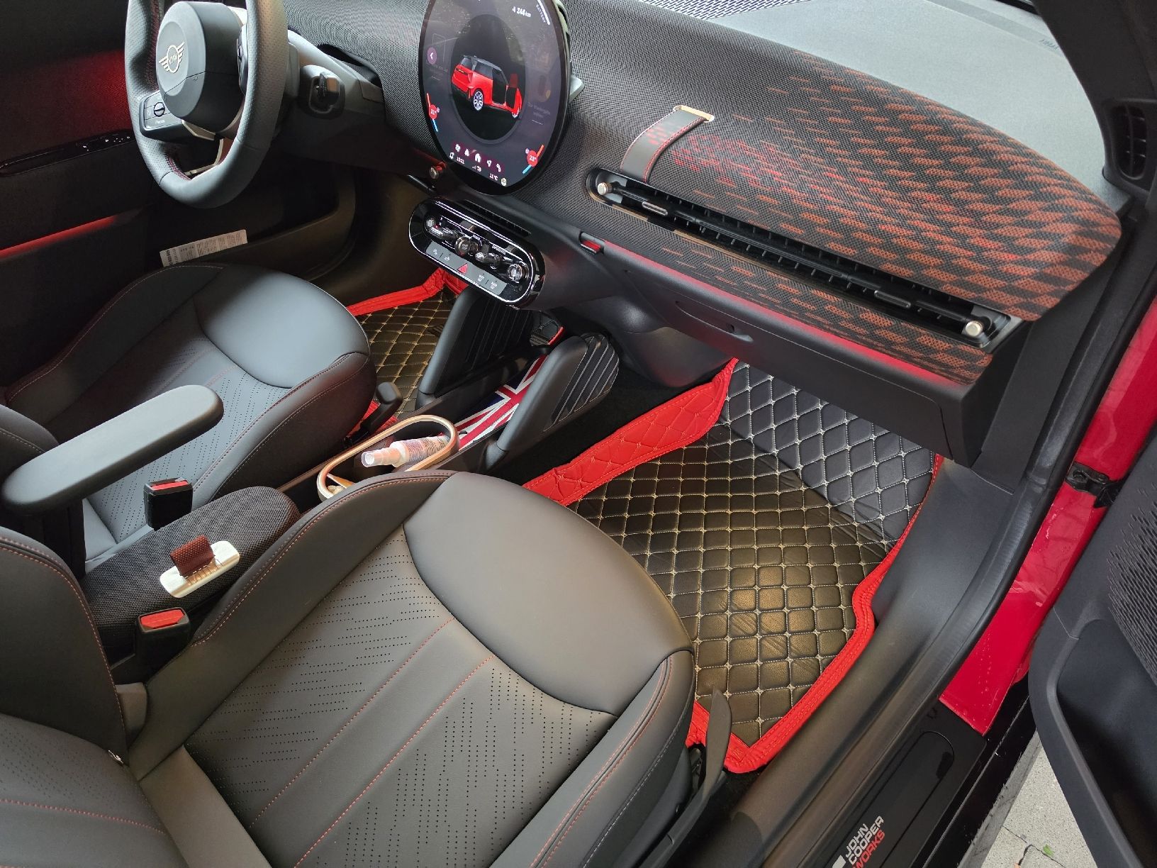Cooper Teppiche / Matten: Fussmatten für Mini Cooper E / SE J01 – Gebraucht aus Laufen von Econaut 3