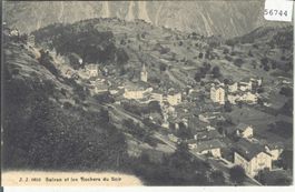 Salvan et les Rochers du Soir
