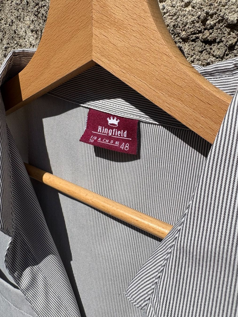 Camicie: KINGFIELD Gestreiftes Kurzarm Herrenhemd Gr. 48 – Nuovo (secondo la descrizione) da Wittnau venduto da cel_j8w9 2