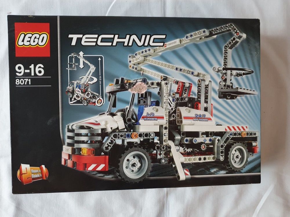 Lego Technic LKW mit Kran oder Stapler, 8071 Kaufen auf Ricardo