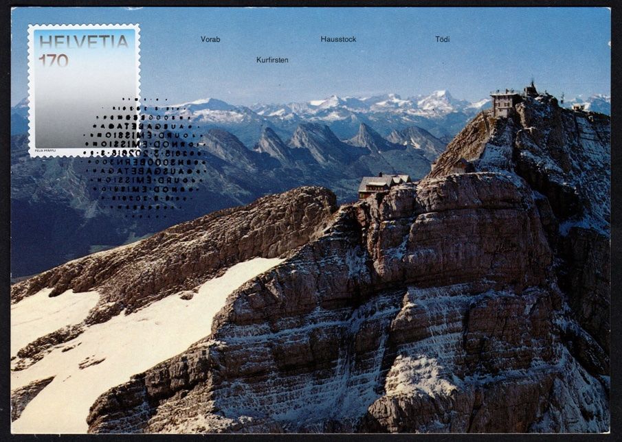 Tutti i francobolli: MK Farben der CH - Gipfelgrau, Säntis – Nuovo (secondo la descrizione) da Dottikon venduto da haeusibuh5