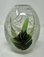 Vintage glass vase