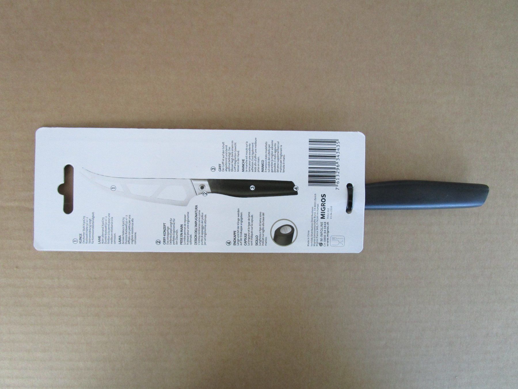 Küchenmesser: Messer/Küche, Käsemesser – Neu und originalverpackt aus Grenchen von Bass25 1