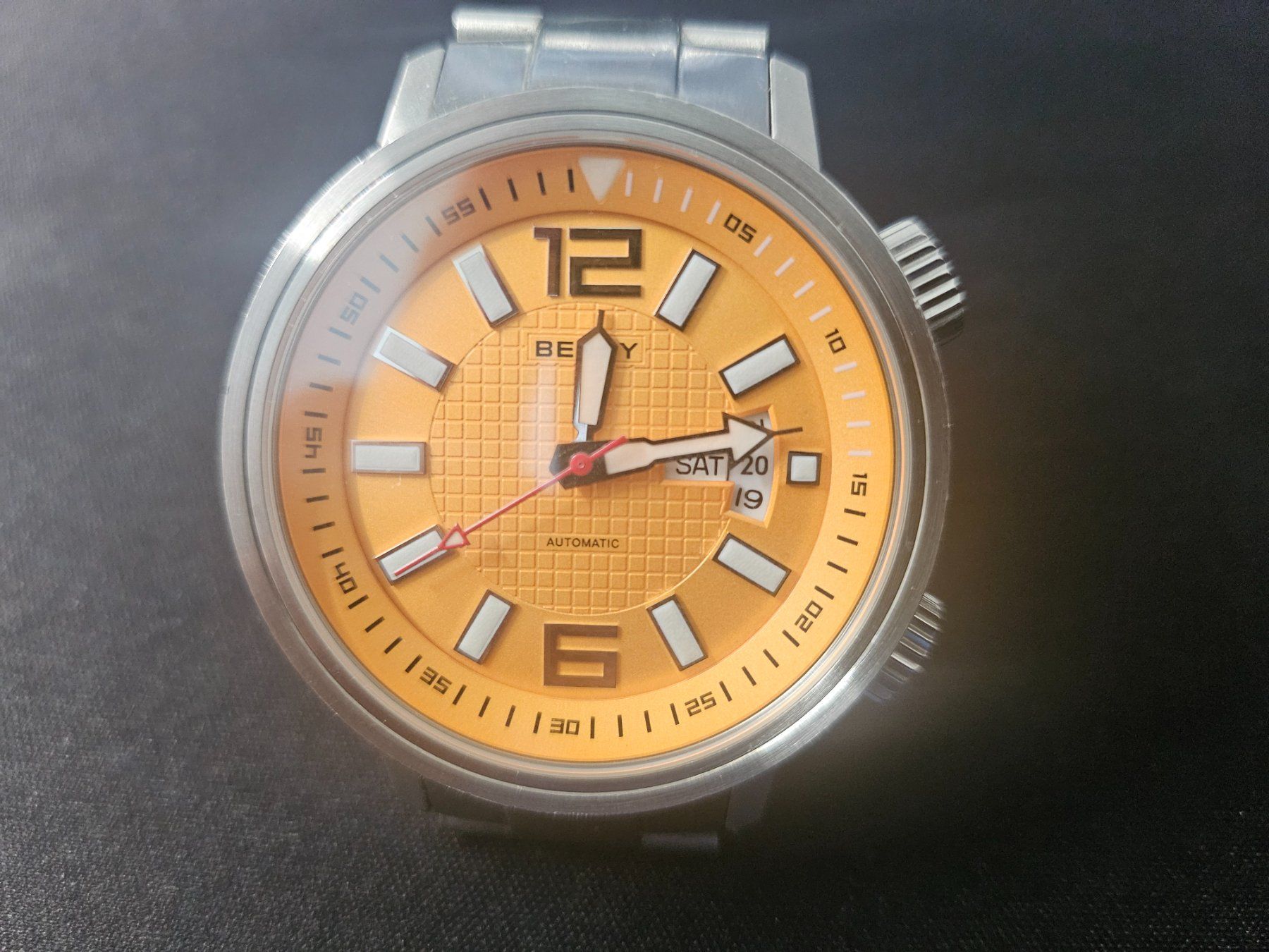 Orologi: Berny Compressor Auto Miyota 8205 dive watch – Usato da Lausanne venduto da dendri 1