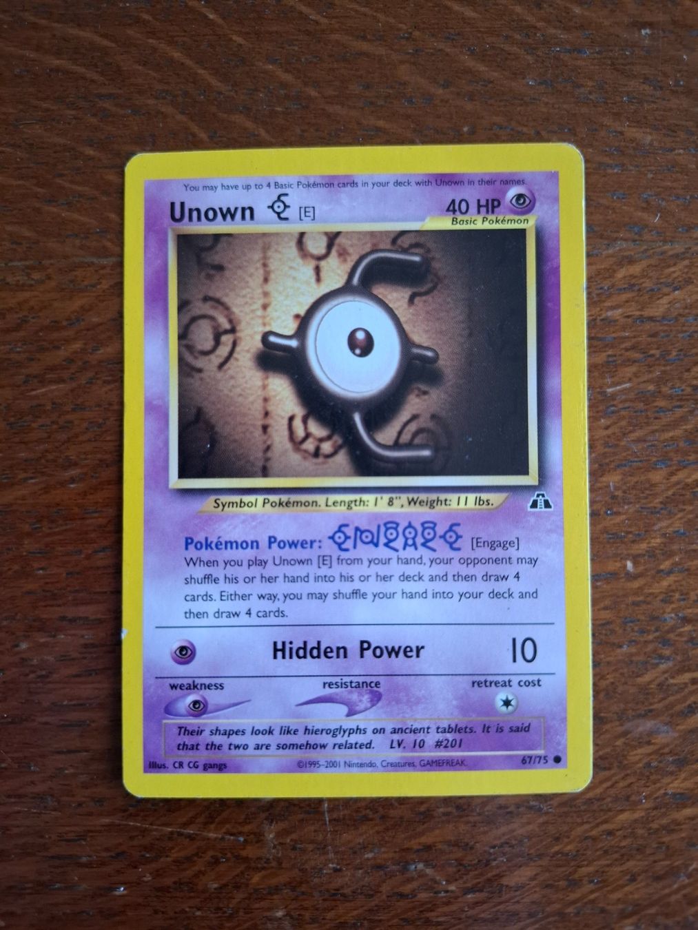 Pokémon Cartes à collectionner: Pokemon Unowns Neo Discovery Set – D'occasion à Giornico par ale_lc8k 8