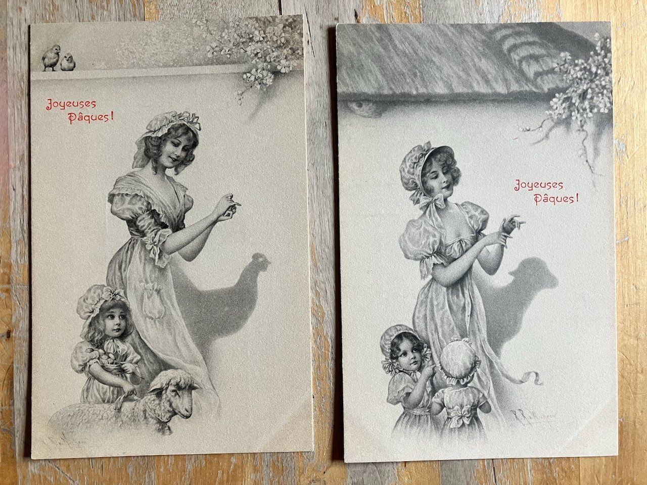 Cartoline postali: 4 Osterwunschkarten nicht gelaufen – Usato da Nesslau venduto da zueri6 2