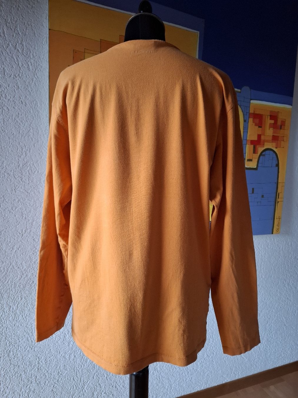 T-Shirts: Langarmshirt Damen Gr. L gelb Orange Basic Cotton Herbst 500 – Gebraucht aus Vinelz von sonnenmond77 3