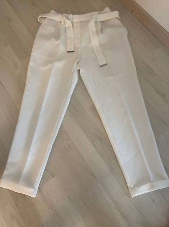 Zara Hose, creme weiss, Gr. S