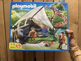 Playmobil 4843 Explorers Camp - boite jamais ouverte