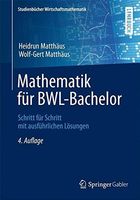 Mathematik für BWL-Bachelor - 4. Auflage - inkl. Übungsbuch