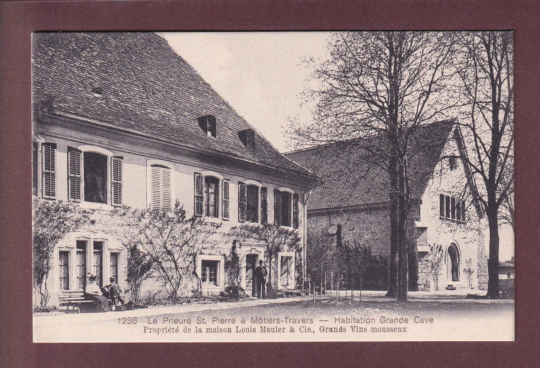 Cartes postales: MÔTIERS-TRAVERS - Prieuré St. Pierre – D'occasion à Pully par nicecards